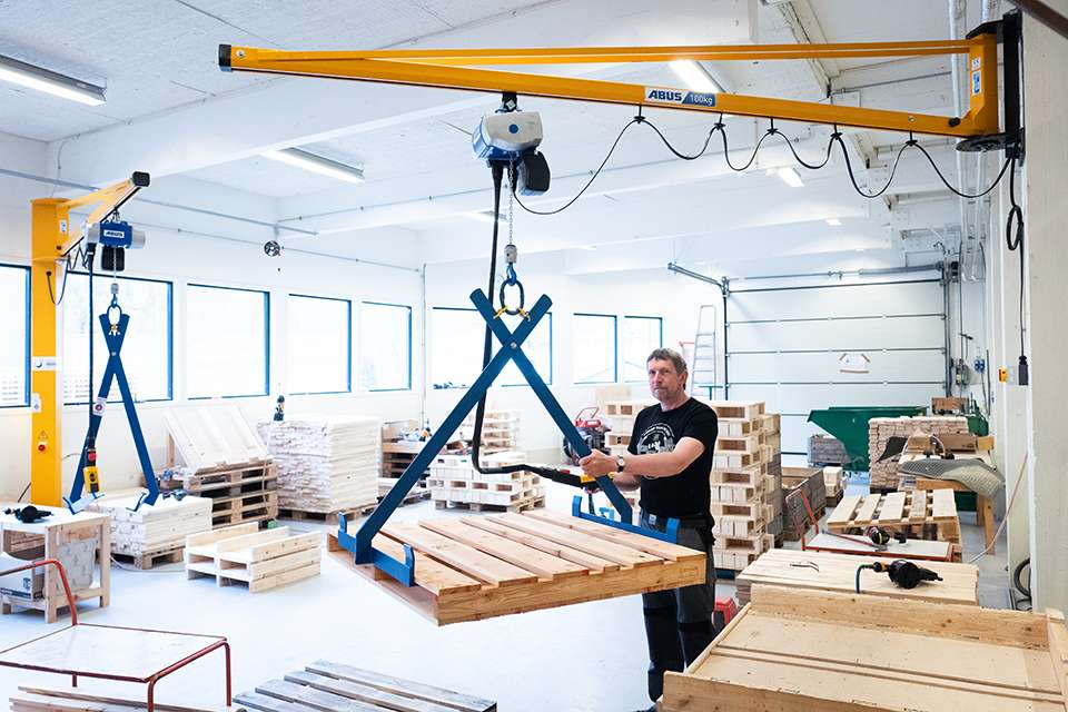小而不凡：安博旋臂起重机应用于挪威弱势人群工作站