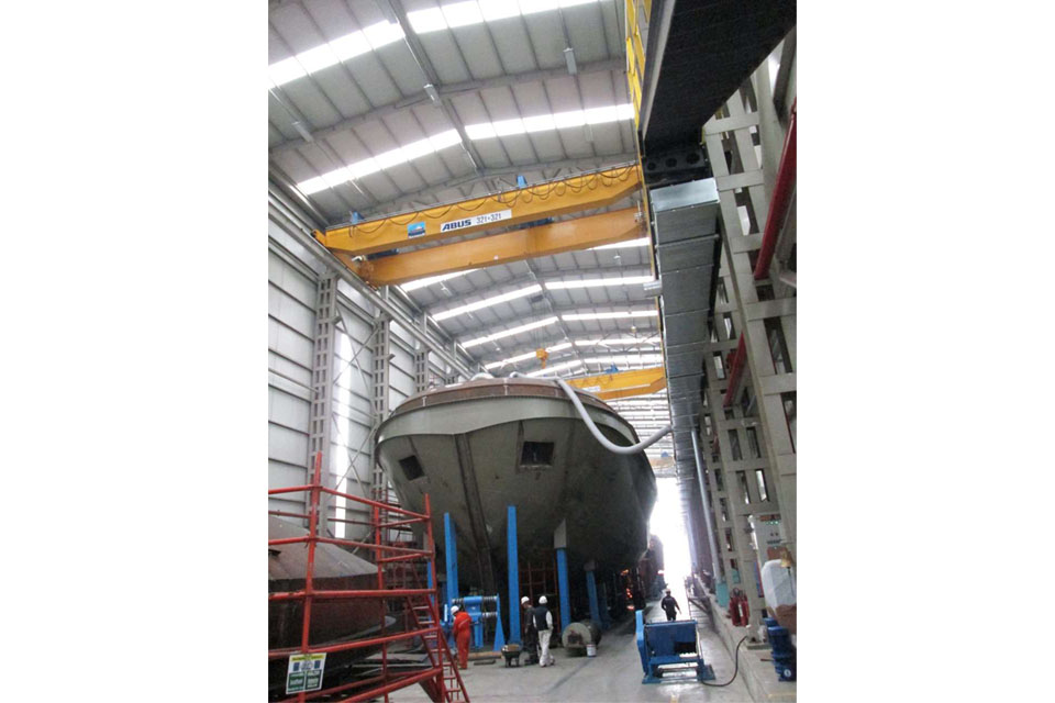 品质成就品牌：安博为土耳其造船厂提供起重设备